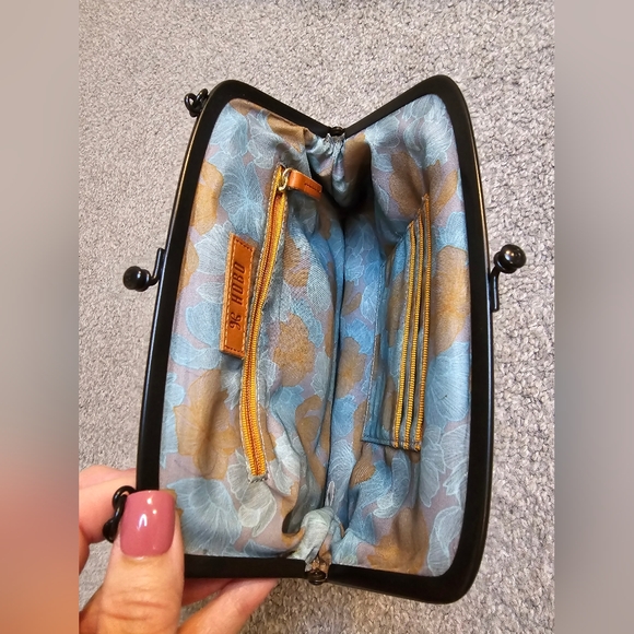 HOBO Brand Pink Black Hardware Shoulder Crossbody Girlhoodcore Cottagecore - Picture 4 of 12